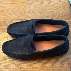 Rothy’s Camouflage Brown Black Men's Driving Loafers 15